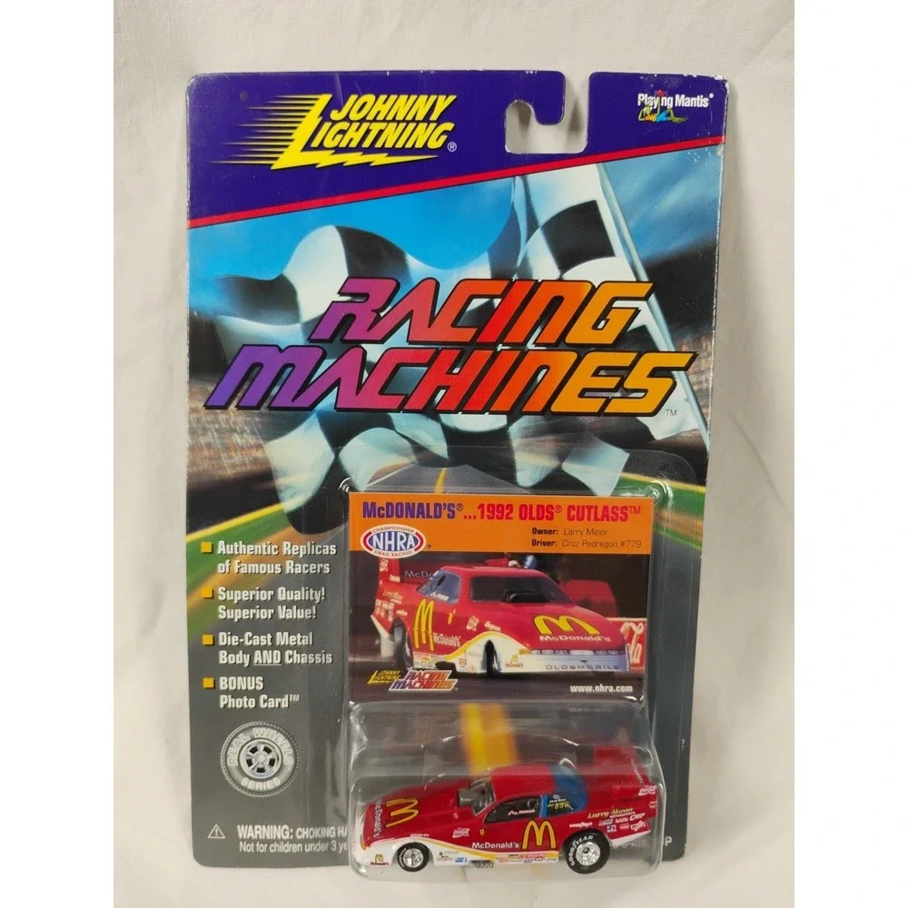 1999 Johnny Lightning Racing Machines McDonald's 1992 OLDS‎ CUTLASS Red
